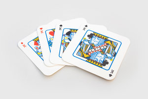 Beermat Playing Cards 4 Kings
