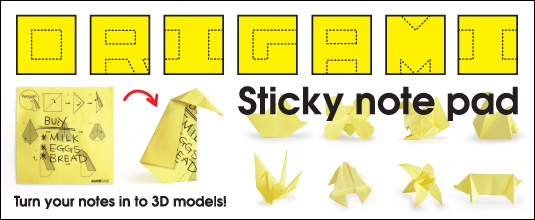 Origami Sticky Notes