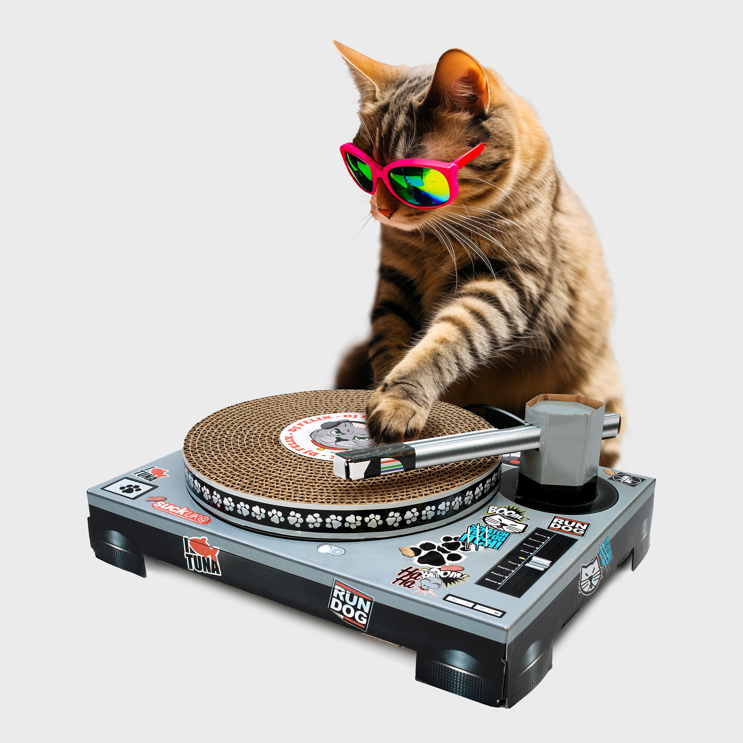Cat scratching mat DJ
