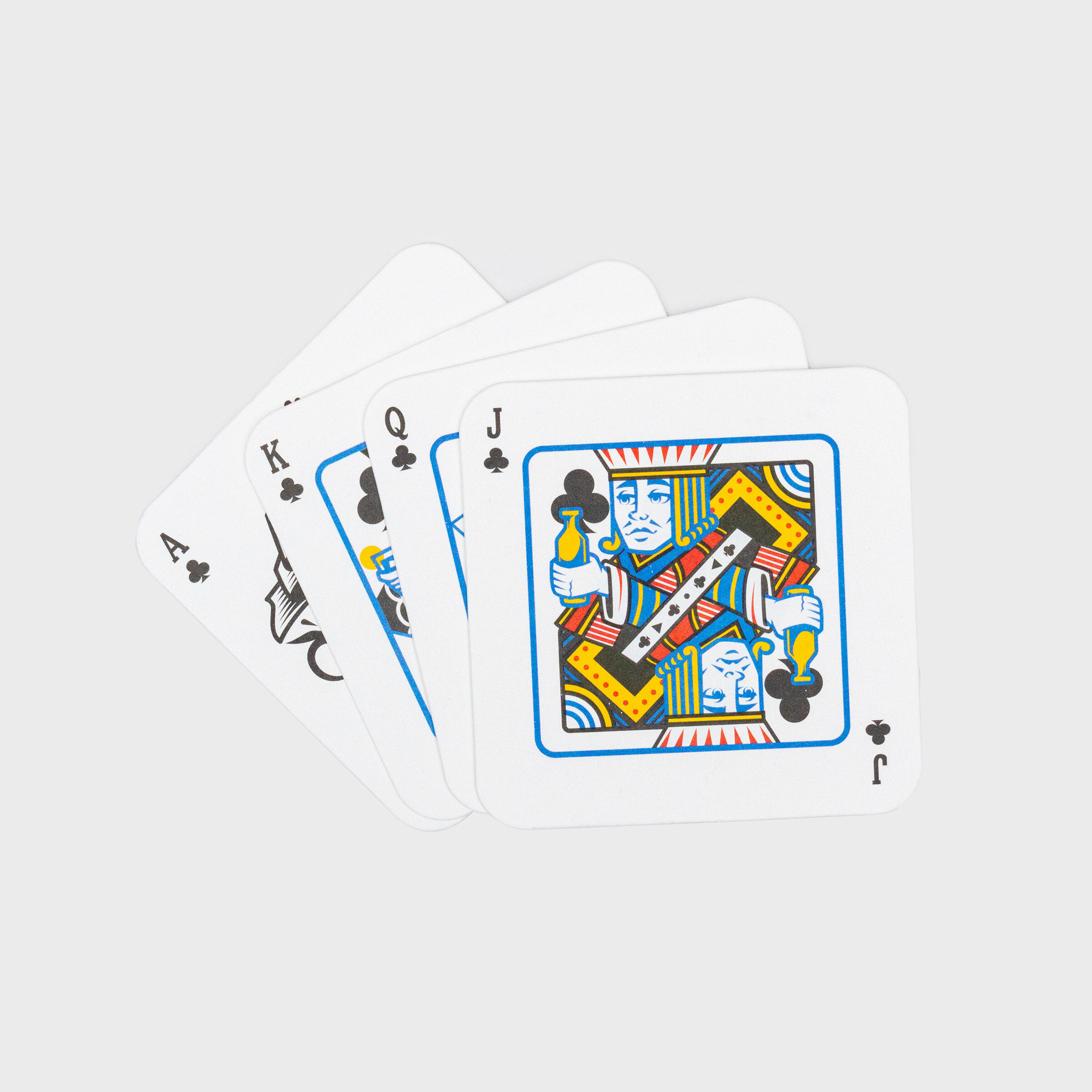 Playing Card Beer Mats