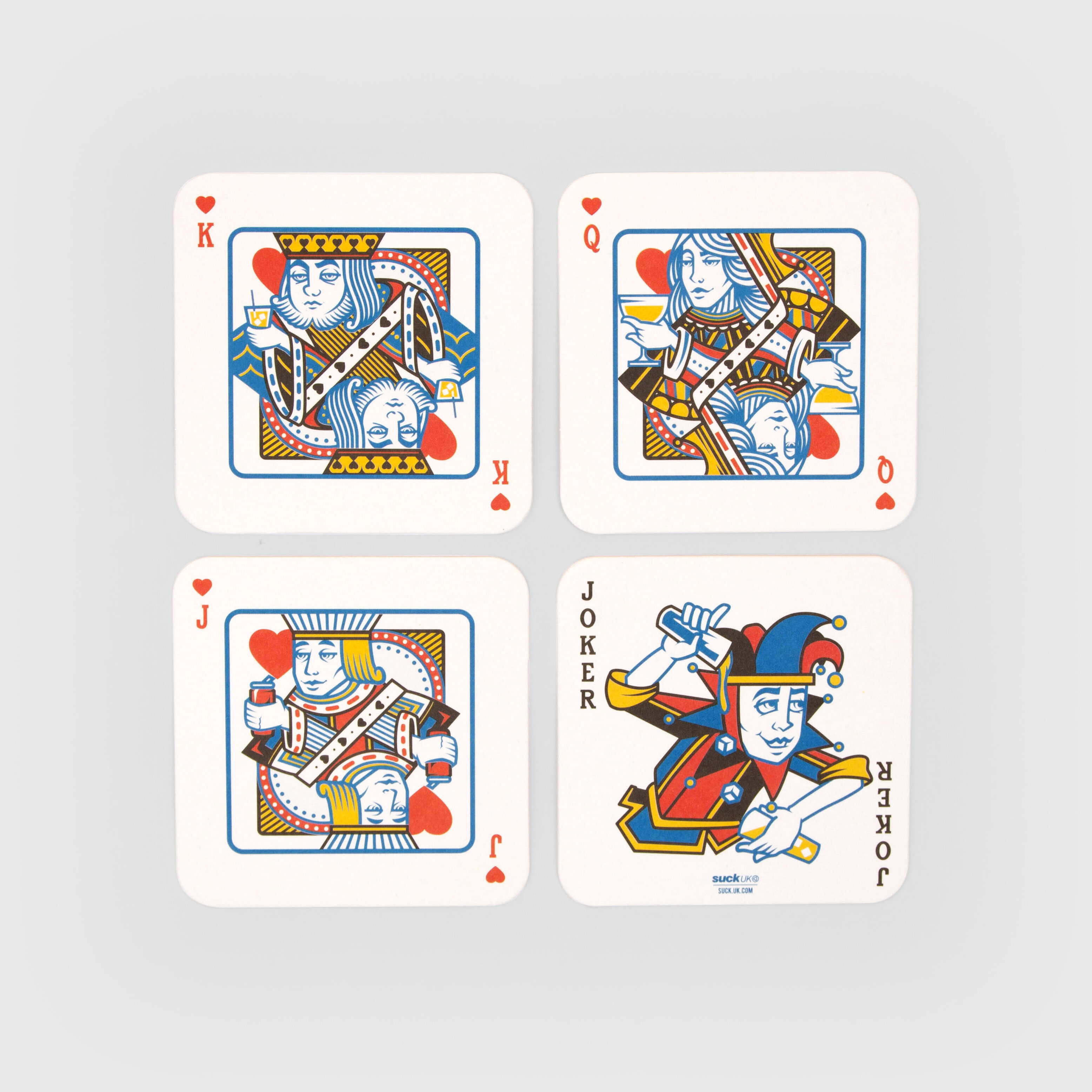 Playing Card Beer Mats