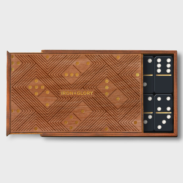 Dominoes | Iron & Glory Deluxe box of dominoes Dominoes | Iron & Glory Deluxe box of dominoes