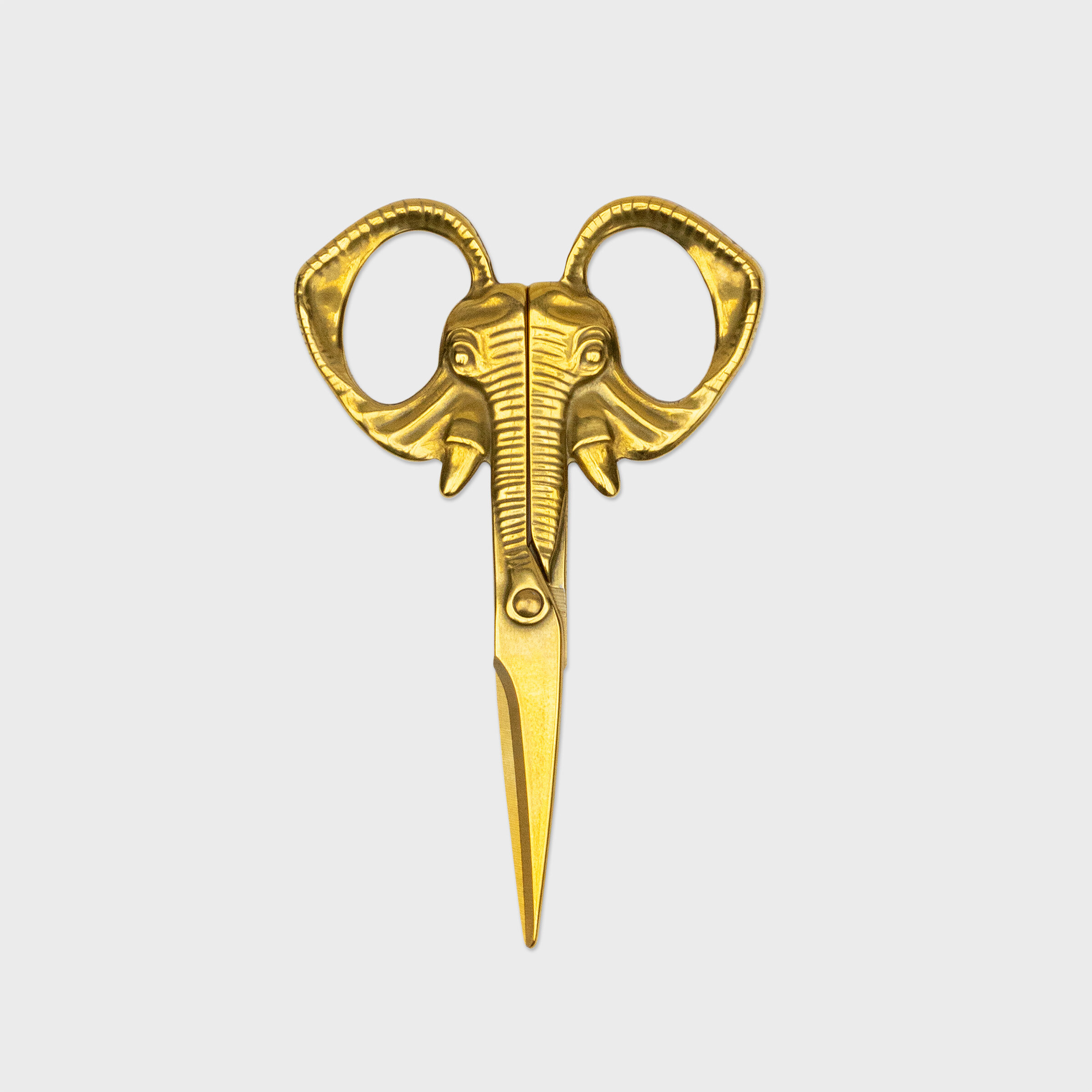 Jumbo Scissors, Elephant, Gold, Cut, Tusks, Trim, Stationery