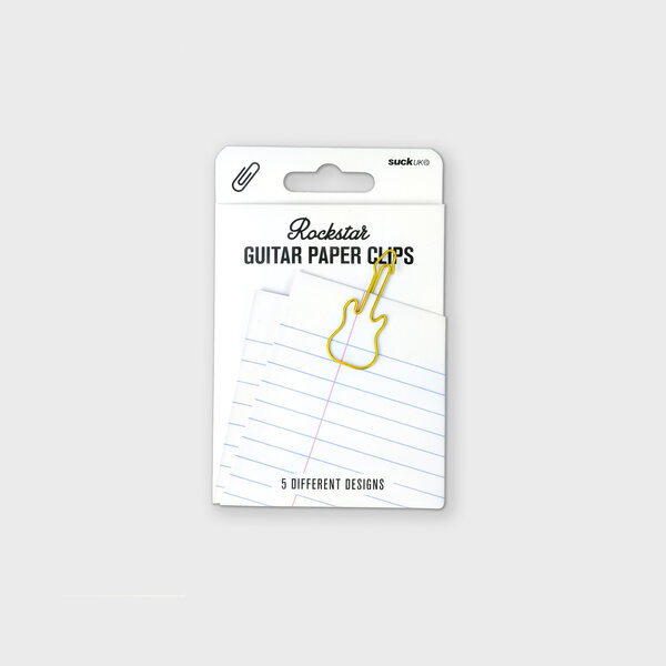 Rockstar Paper Clips | Paperwork Rocks, with guitar shaped clips. Rockstar Paper Clips | Paperwork Rocks, with guitar shaped clips.