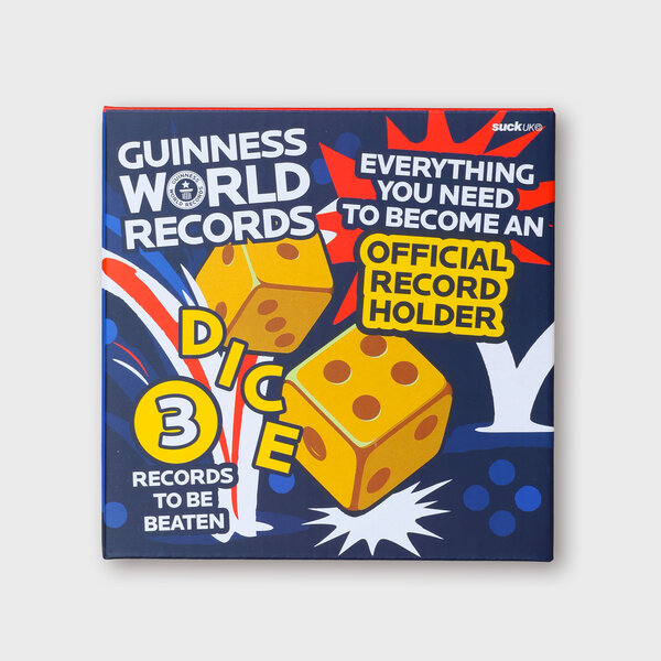 Dice Record Breaker Kit | Guinness Book of Records. Dice Record Breaker Kit | Guinness Book of Records.