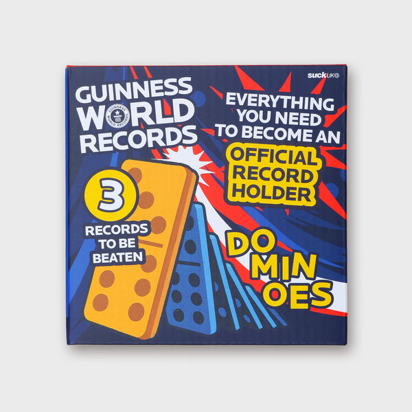 Dominoes Record Breaker Kit | Guinness Book of Records. Dominoes Record Breaker Kit | Guinness Book of Records.
