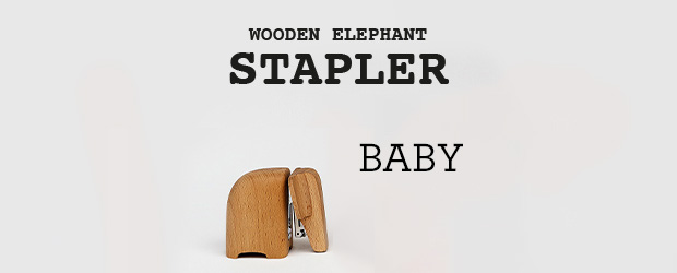 Small Wooden Elephant Stapler Small Wooden Elephant Stapler