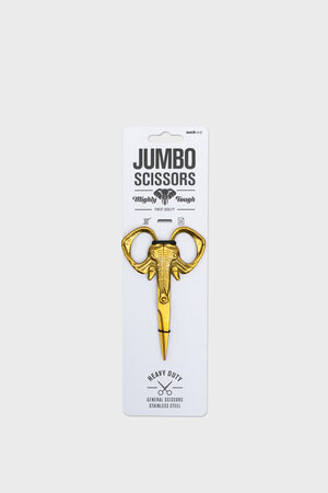 Jumbo Scissors, Elephant, Gold, Cut, Tusks, Trim, Stationery