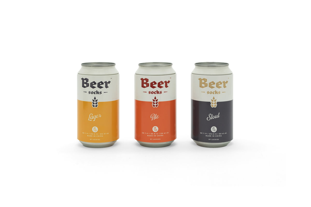 Beer Socks Ale - Comes in a can container! – Snark Gifts